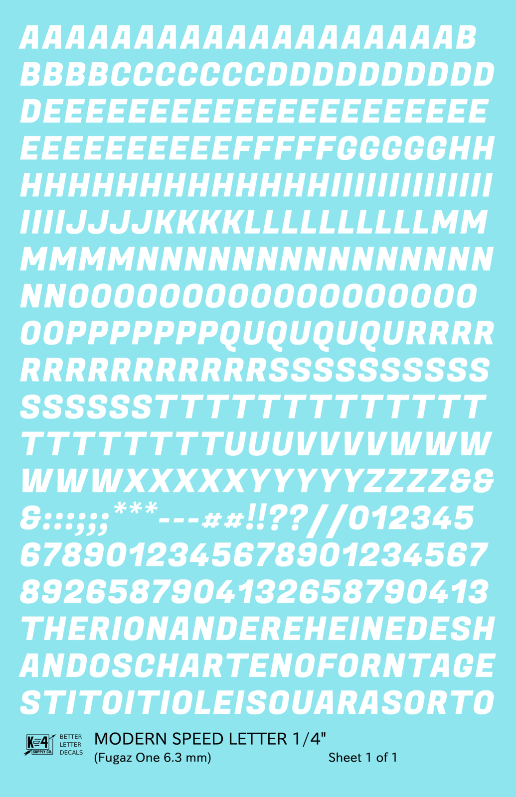 Modern Speed Letter Letter Number Alphabet