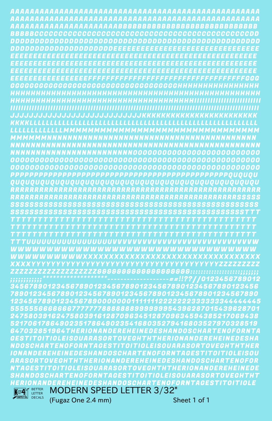 Modern Speed Letter Letter Number Alphabet