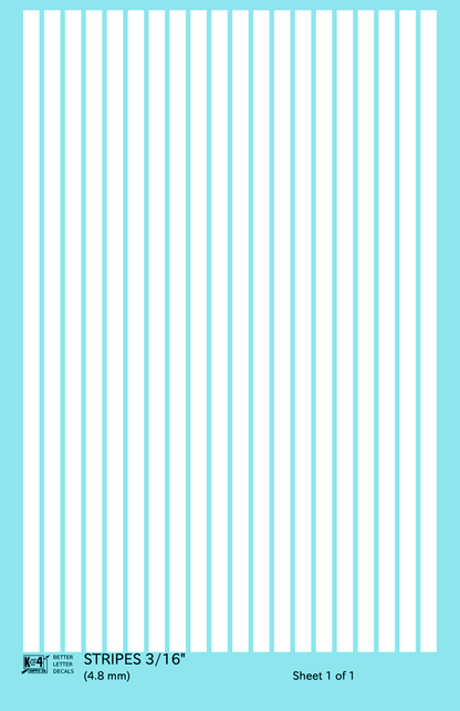 Narrow Straight Line Stripes
