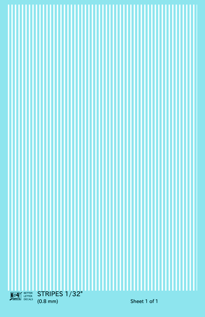 Narrow Straight Line Stripes