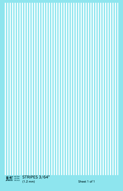 Narrow Straight Line Stripes