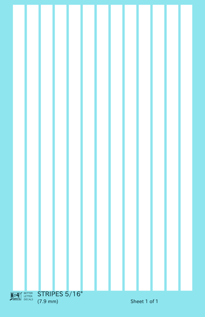 Wide Straight Line Stripes