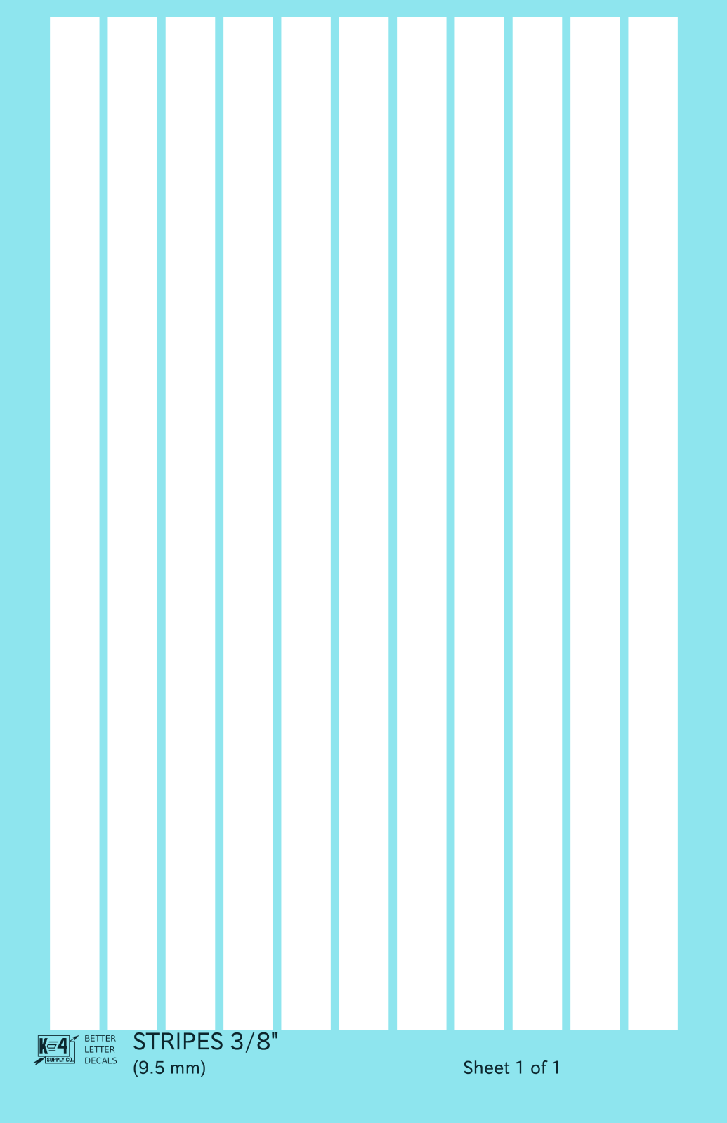 Wide Straight Line Stripes