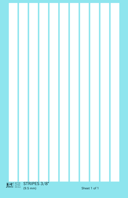 Wide Straight Line Stripes