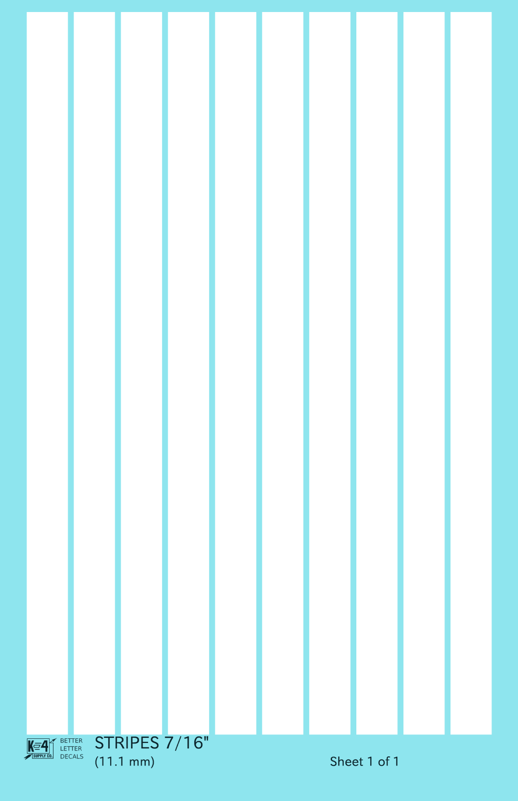 Wide Straight Line Stripes