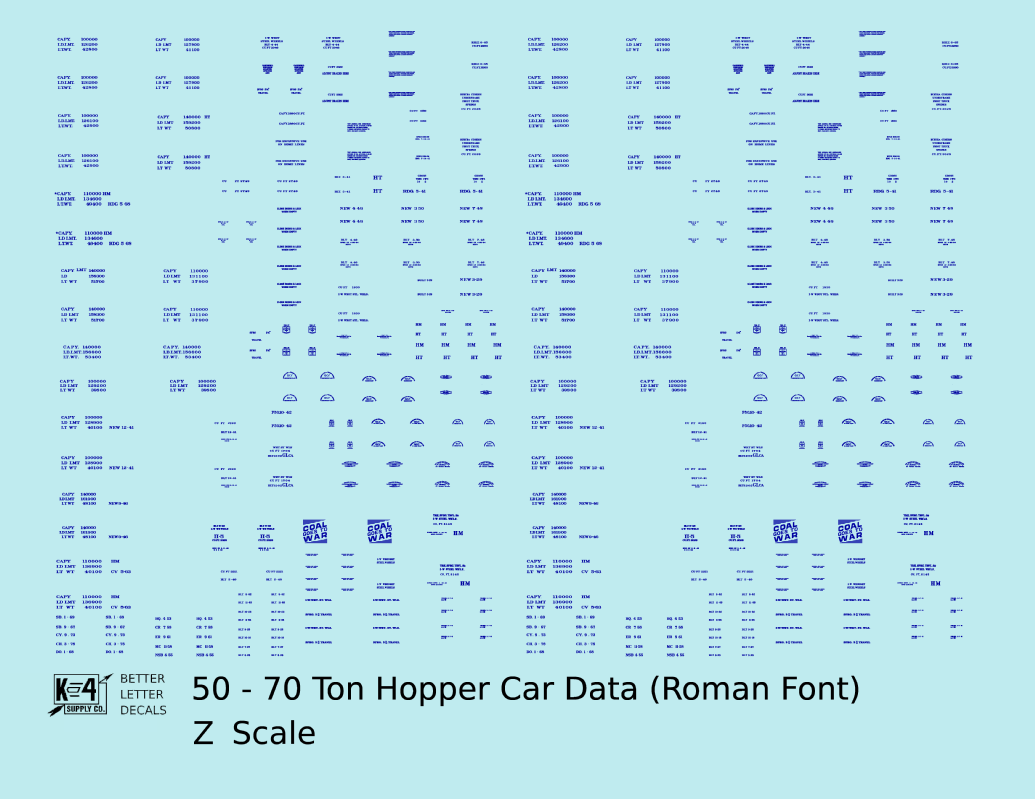 Dimensional and Weight Data 50 To 70 Ton Hopper Car Railroad Roman