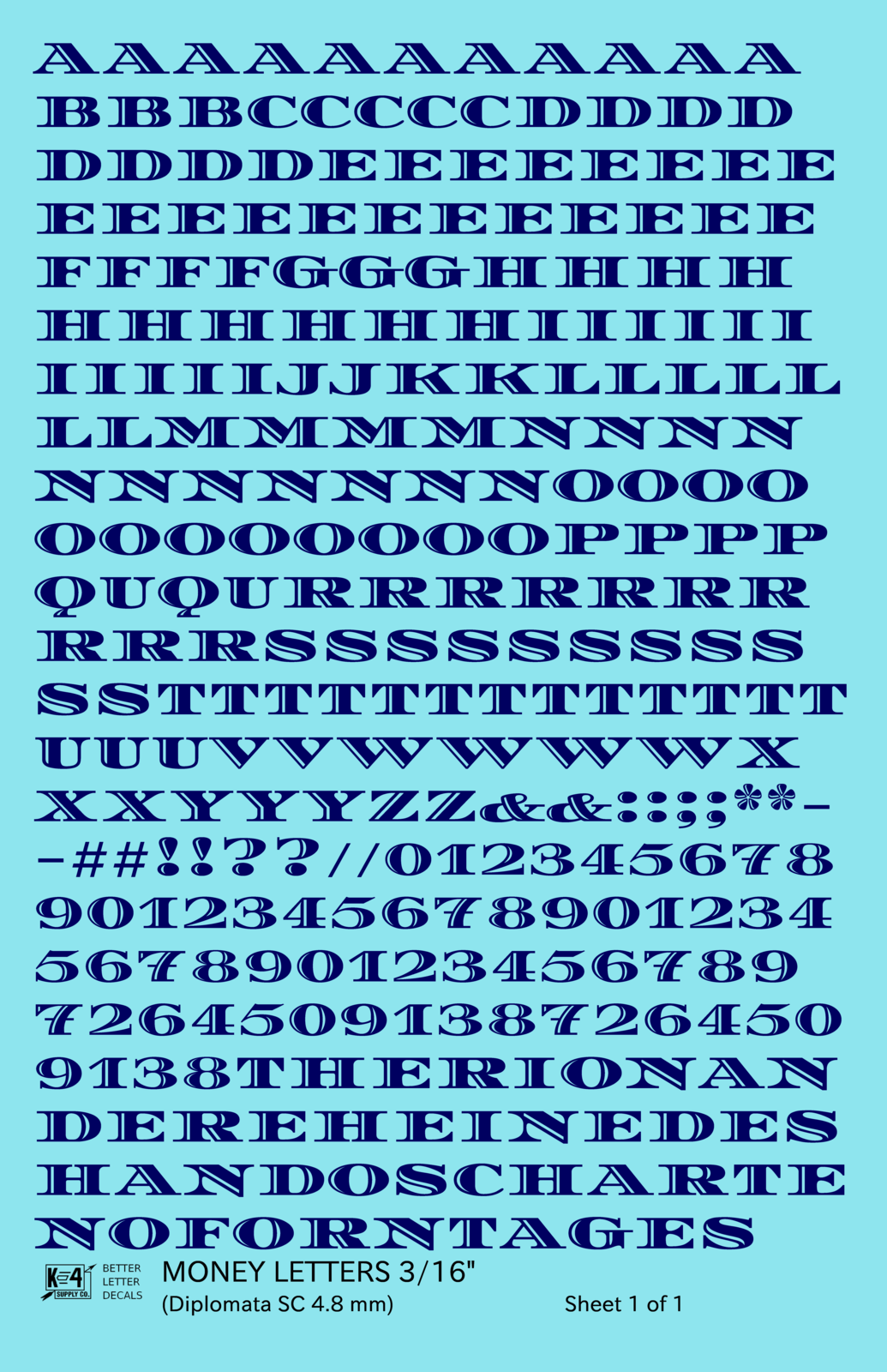 Money Letters Letter Number Alphabet