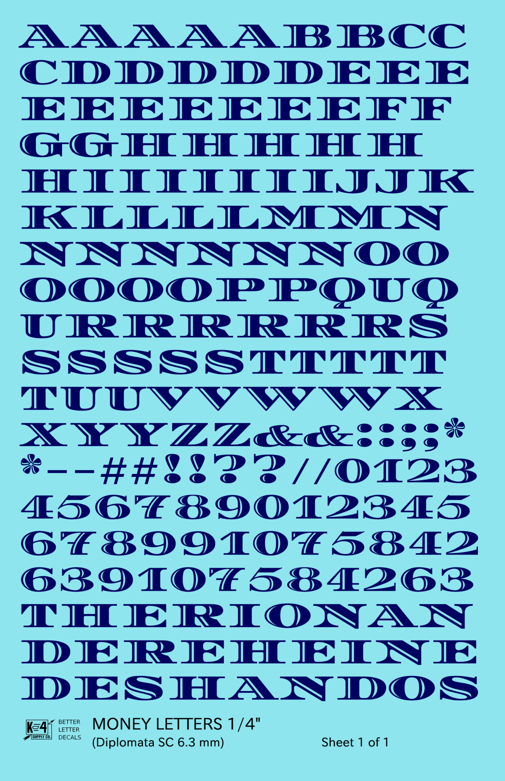 Money Letters Letter Number Alphabet