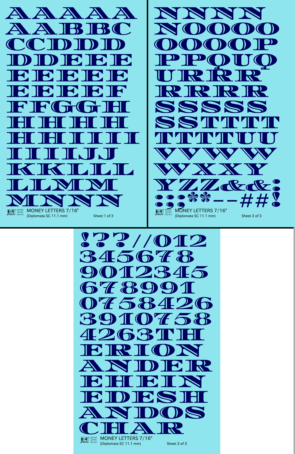 Money Letters Letter Number Alphabet