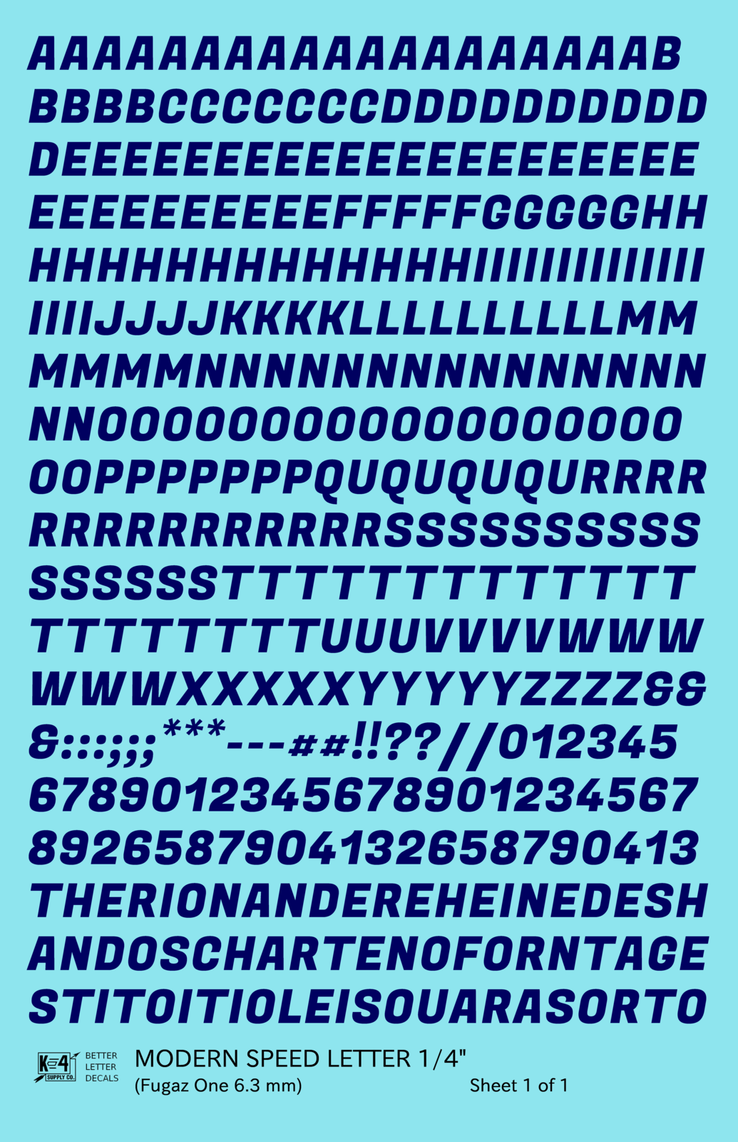 Modern Speed Letter Letter Number Alphabet