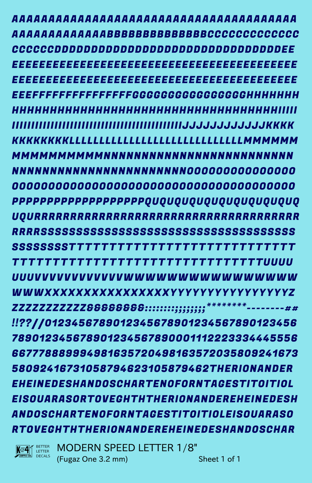 Modern Speed Letter Letter Number Alphabet