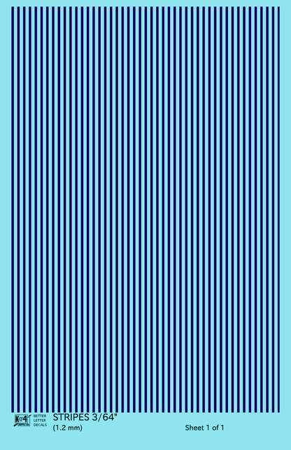 Narrow Straight Line Stripes