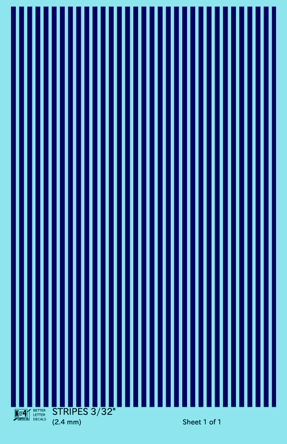 Narrow Straight Line Stripes