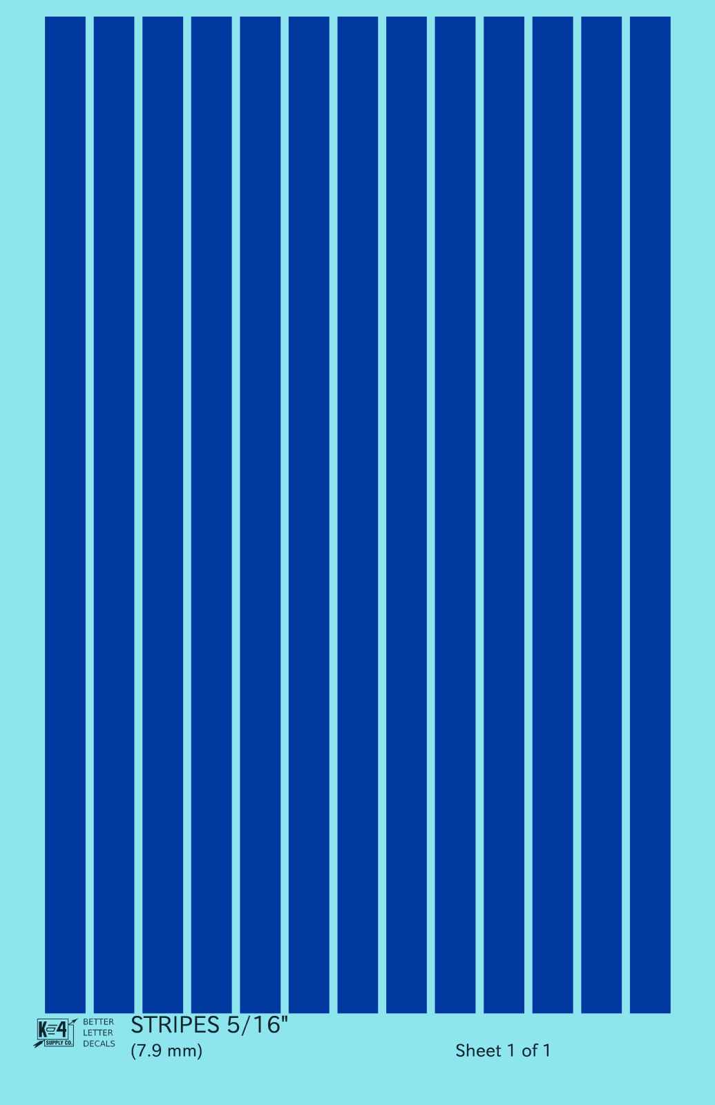 Wide Straight Line Stripes