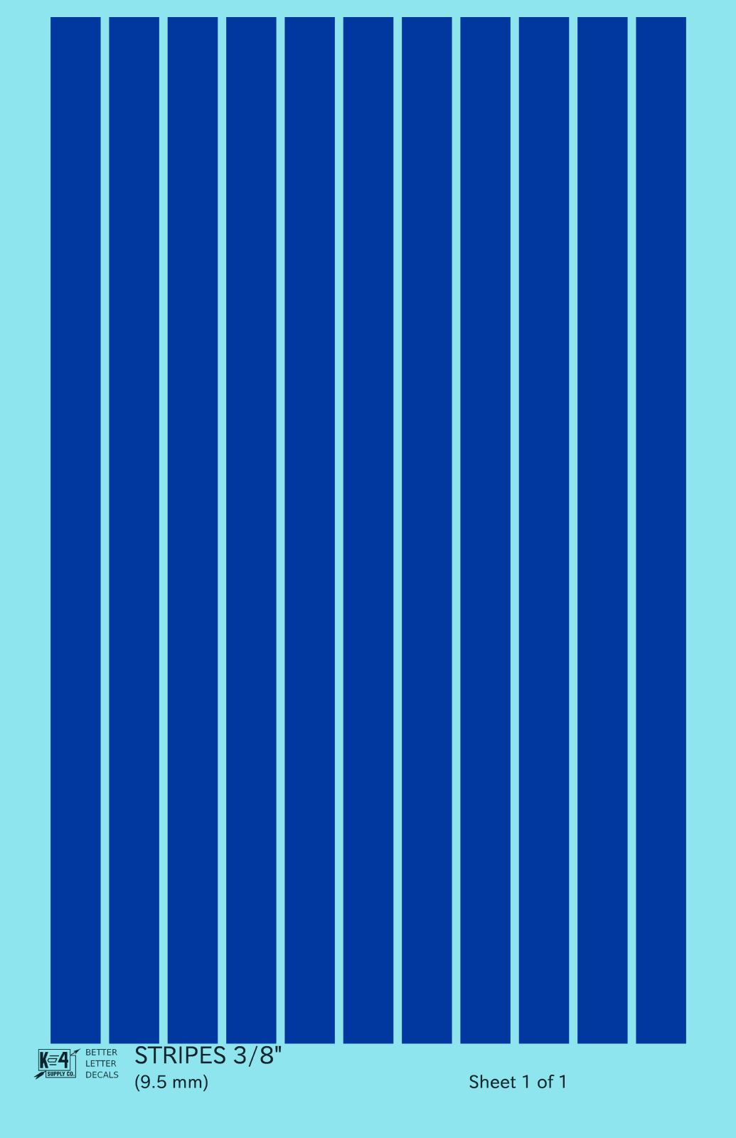 Wide Straight Line Stripes