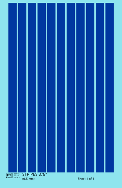 Wide Straight Line Stripes