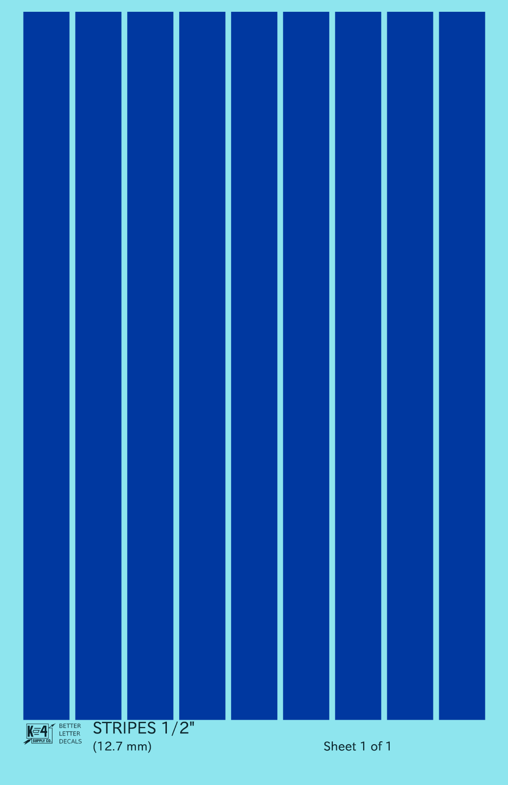 Wide Straight Line Stripes