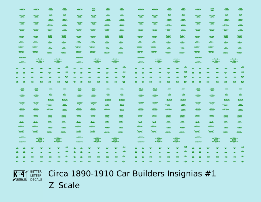 1900 Era Various Car Builder Insignias