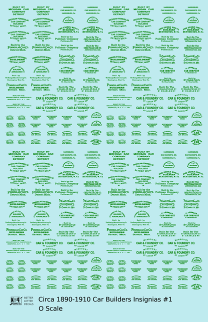 1900 Era Various Car Builder Insignias