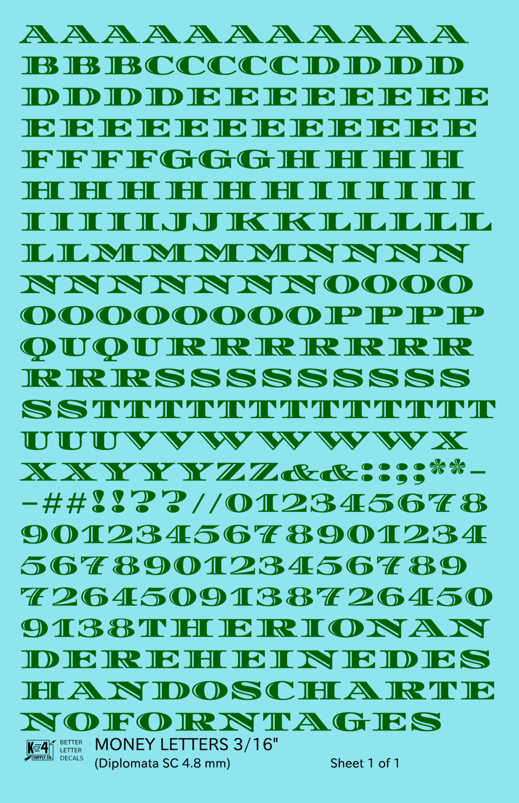 Money Letters Letter Number Alphabet