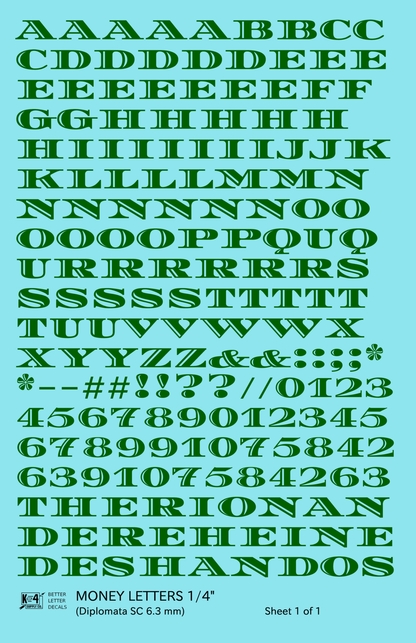 Money Letters Letter Number Alphabet