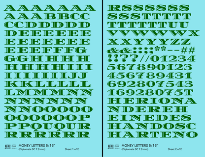 Money Letters Letter Number Alphabet