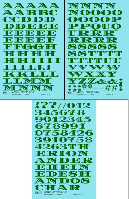 Money Letters Letter Number Alphabet