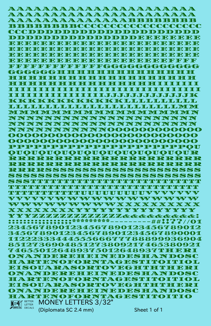 Money Letters Letter Number Alphabet