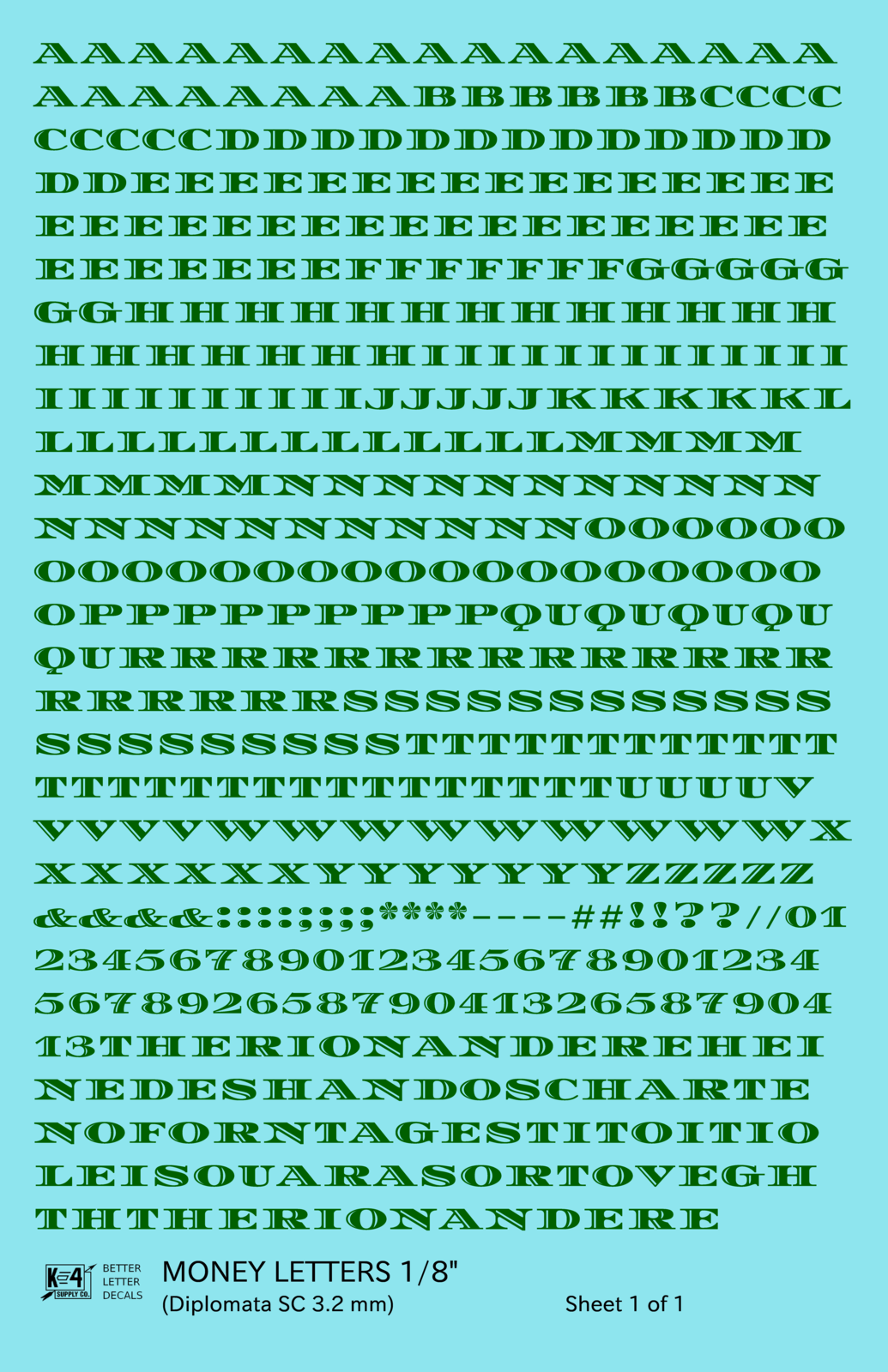 Money Letters Letter Number Alphabet