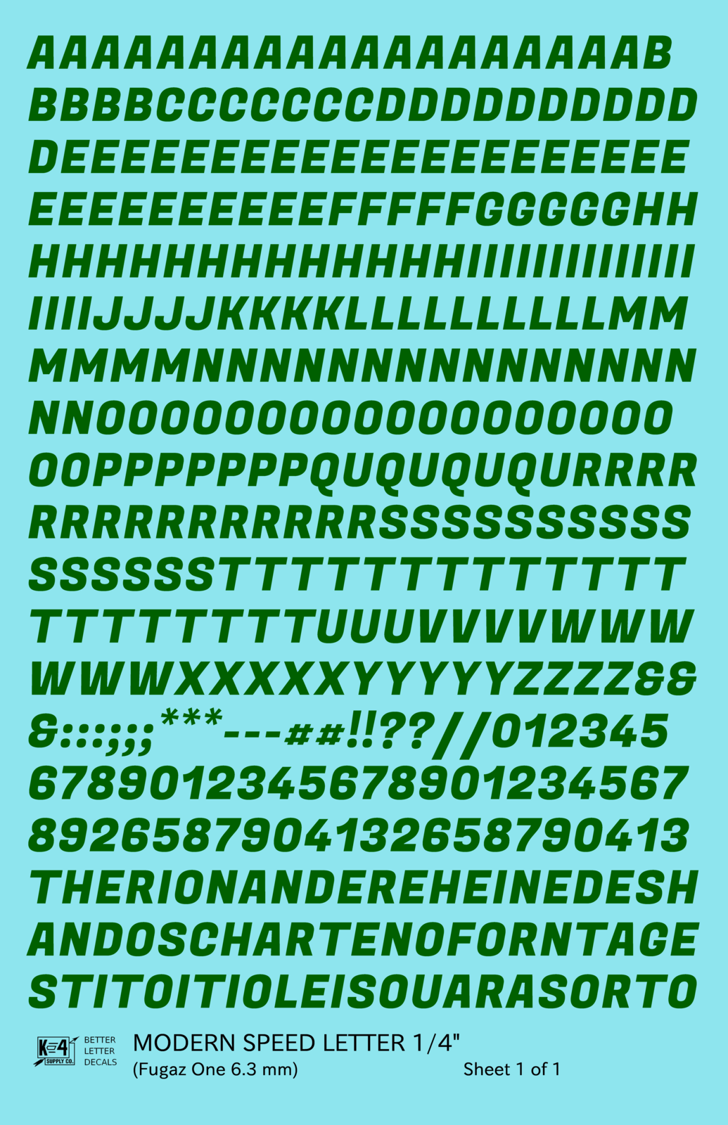 Modern Speed Letter Letter Number Alphabet