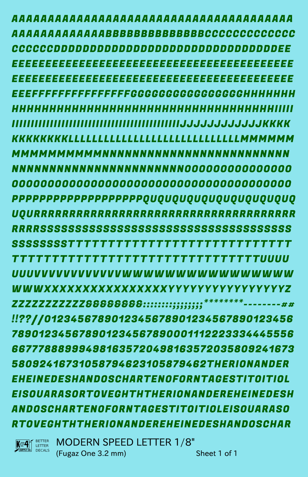 Modern Speed Letter Letter Number Alphabet