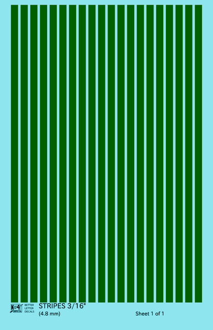 Narrow Straight Line Stripes