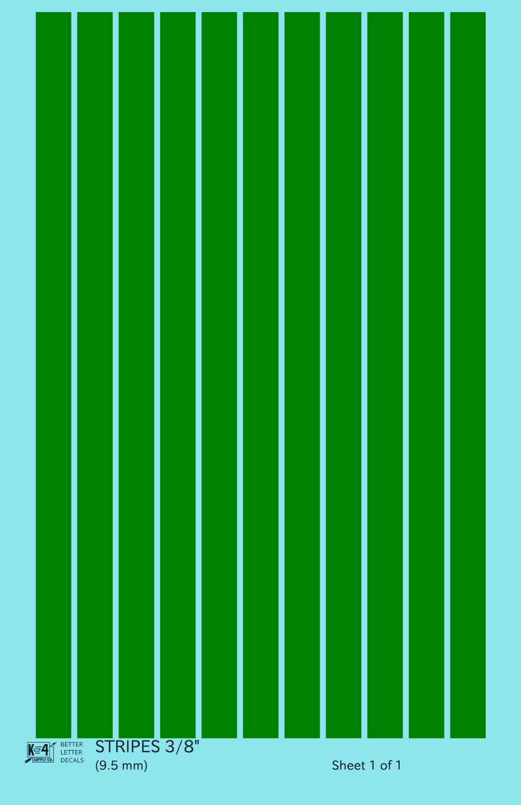Wide Straight Line Stripes