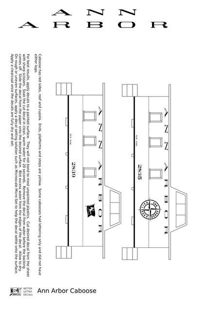 Ann Arbor Caboose White