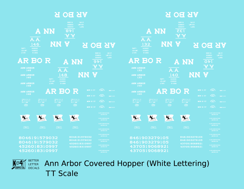 Ann Arbor Covered Hopper White