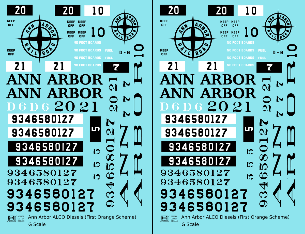 Ann Arbor Orange ALCO Diesels Black