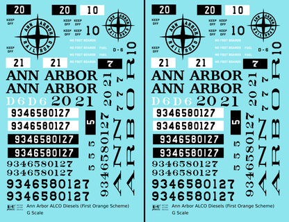 Ann Arbor Orange ALCO Diesels Black