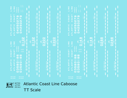 Atlantic Coast Line Caboose White