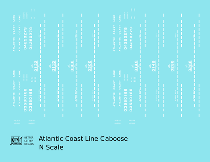 Atlantic Coast Line Caboose White