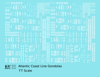 Atlantic Coast Line 41 Ft Gondola White