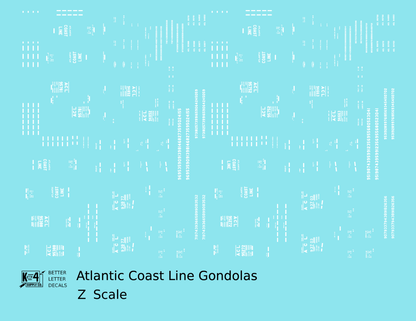 Atlantic Coast Line 41 Ft Gondola White