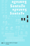 Santa Fe 3420 Cu Ft Hopper Car White  - Decal - Choose Scale