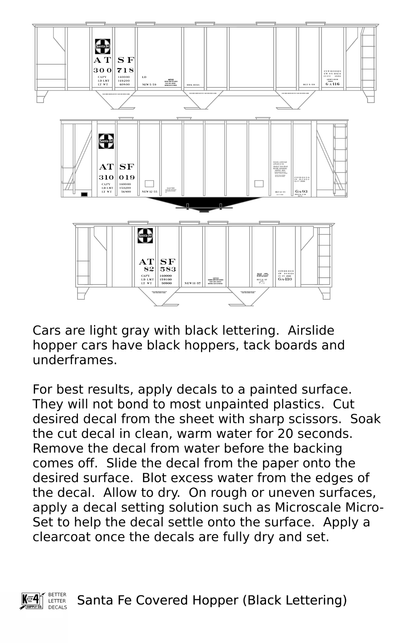 Santa Fe Covered Hopper Black