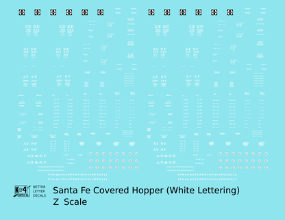 Santa Fe Covered Hopper White