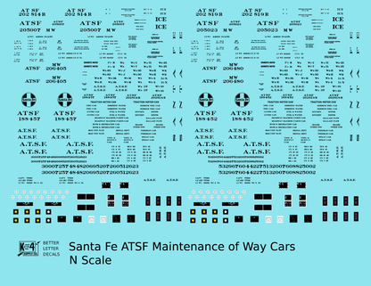 Santa Fe MOW Maintenance Of Way Car Black