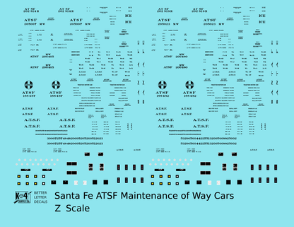 Santa Fe MOW Maintenance Of Way Car Black