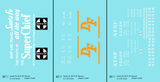 Santa Fe 50 Ft DF Boxcar White and Orange Super Chief - Decal - Choose Scale
