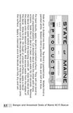 Bangor and Aroostook 40 Ft Boxcar Black and White State Of Maine