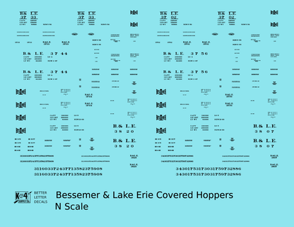 Bessemer and Lake Erie Covered Hopper Black