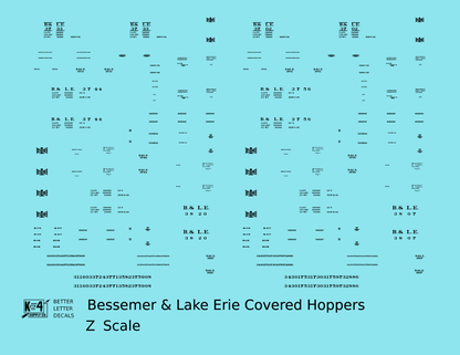 Bessemer and Lake Erie Covered Hopper Black
